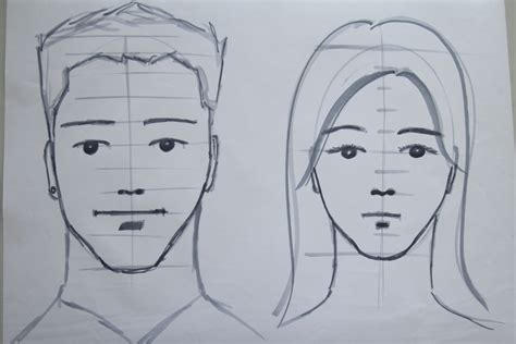 Lesson 2 Human Drawing Drawing Cartoon Faces Human Drawing Face