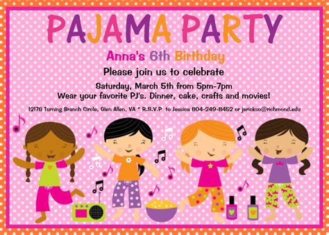 Pajama Party Birthday Invitations Mickey Mouse Invitations Templates