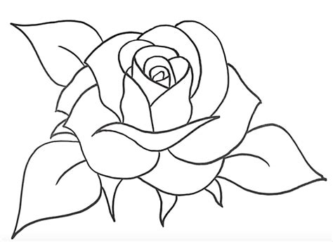Desenho De Flor Facil De Fazer