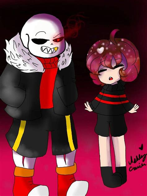 Underfell Sans And Frisk Underfell Universe Amino