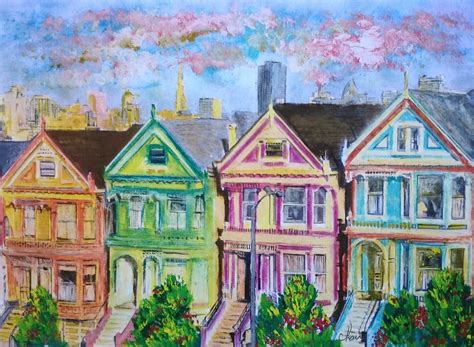 Painted Ladies In San Francisco Victorian Houses Full House