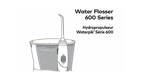 waterpik water flosser manual