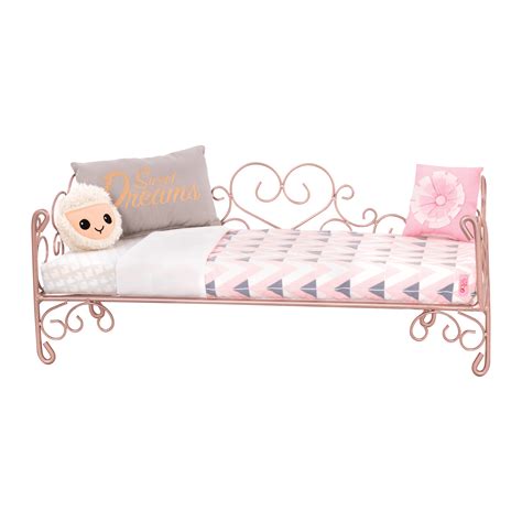 Sweet Dreams 46 Cm Doll Scrollwork Bed Our Generation Our Generation Europe