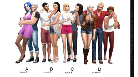 My Sims 4 Blog Group Poses By Helgatisha