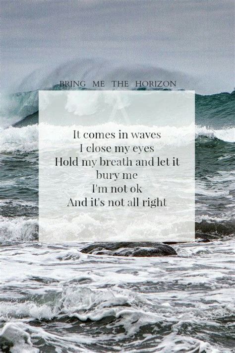 Drown-Bring Me The Horizon | Bring me the horizon, Music lyrics