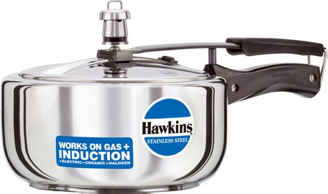Hawkins Stainless Steel 3 L Pressure Cooker With Induction Bottom Price