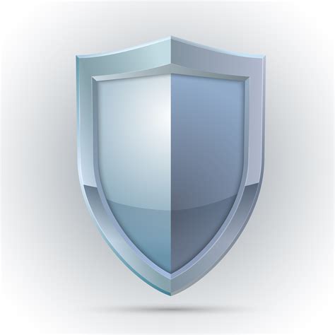 Blank Shield Protection Emblem 430071 Vector Art At Vecteezy
