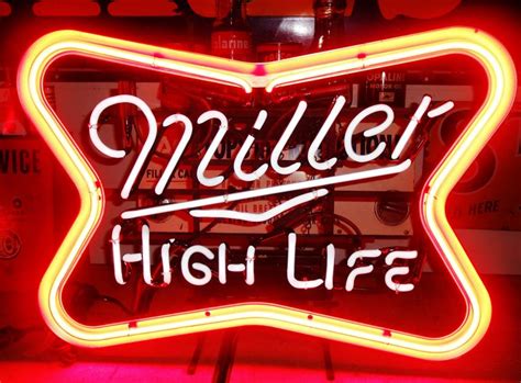 Vintage Large Miller High Life Clover Neon Bar Sign Circa 1980 Wrigley