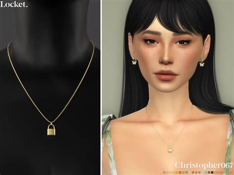 Sims 4 Locket Necklace By Christopher067 The Sims Book
