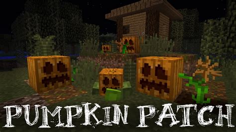 Realistic Pumpkin Patch Minecraft Youtube