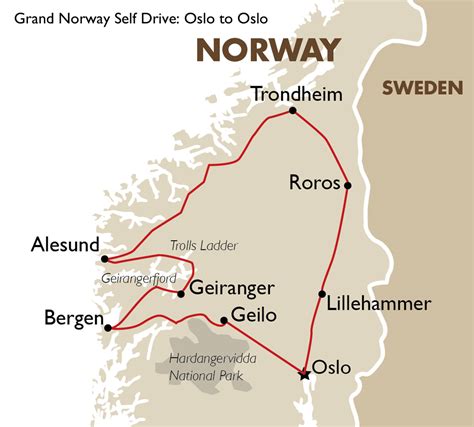 grand norway self drive norway tours goway travel