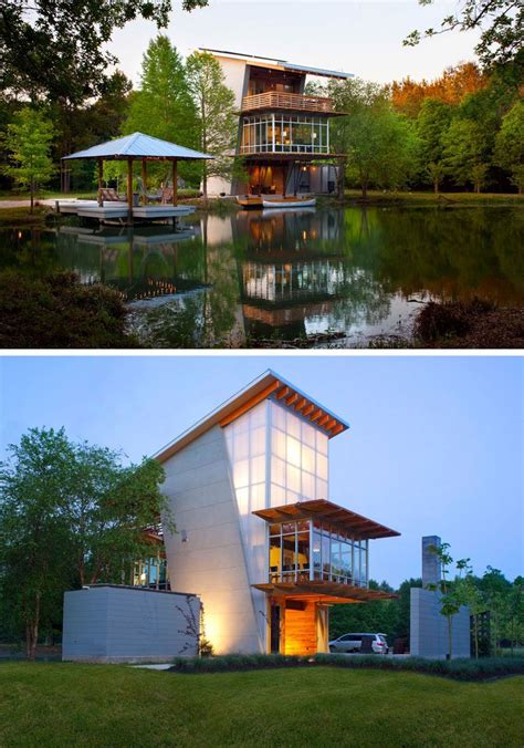 16 Examples Of Modern Houses With A Sloped Roof Flat Roof Design
