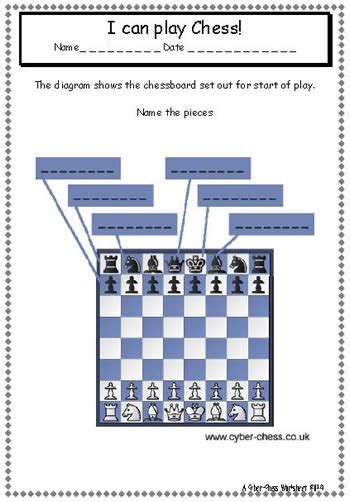 84 best printable game score › get more: Cyber-chess Beginner's Level: a chess tutorial site designed for children (and the young in mind ...