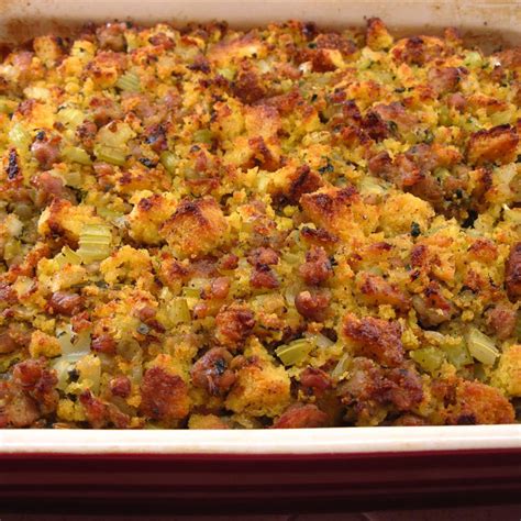 Moms Sausage And Cornbread Dressing Recipe Allrecipes