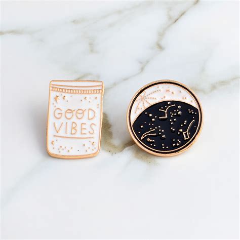 Buy Starry Sky Pins Good Vibes Constellation Space