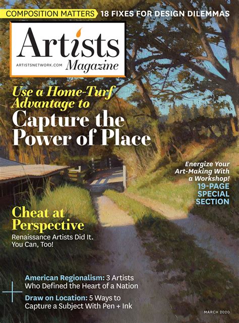 Artists Magazine March 2020 Print Edition Artists Network