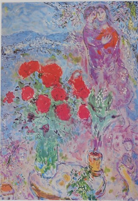Marc Chagall Le Bouquet Rouge Catawiki