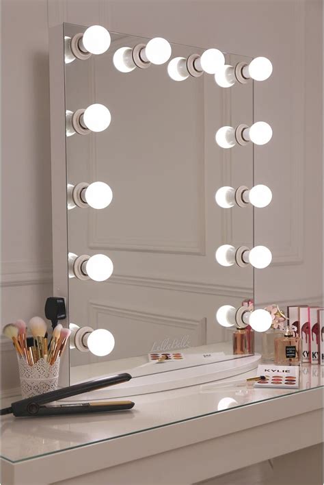 Cheap and easy diy light vanity hollywood impressions mirror dupe. Pin em Tasarım
