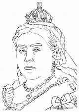 Coloring Pages Royal Family British Queen Victoria Colouring Print Browser Window Search sketch template