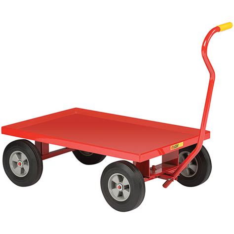 Little Giant 24 X 36 Red Steel Wagon Truck With Lipped Edges And 10
