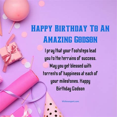 30 Amazing Birthday Wishes For Godson