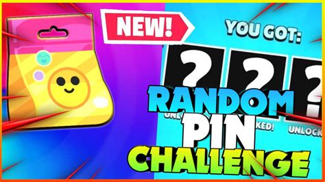 Random Pin Challenge Youtube