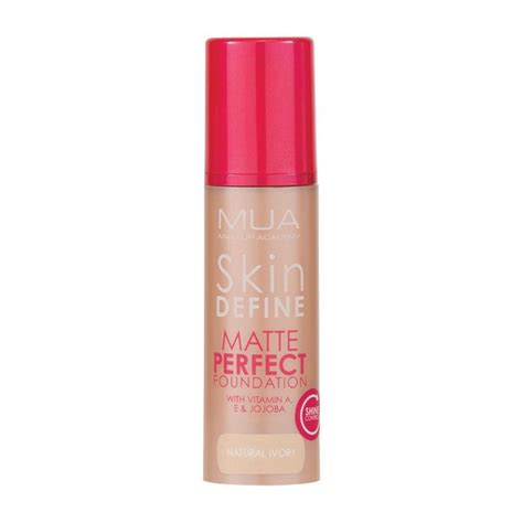 A matte display is an electronic display with a matte surface. MUA Makeup Academy Skin Define Matte Perfect Foundation ...