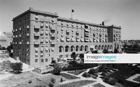 King David Hotel From Garden Side In Jerusalem Palestine In The 1930s The Landmark Luxury Hotel
