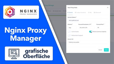 Nginx Proxy Manager Reverse Proxy Mit Grafischer Oberfl Che Gui Youtube