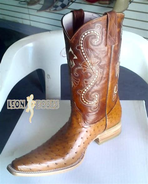 Diseño con detalles de costuras y men's cuadra western ostrich boots genuine ostrich leather cowboy boots, hand stitched, with a very. LEONBOOTS: BOTAS DE AVESTRUZ HORMA VERSACE CORTA