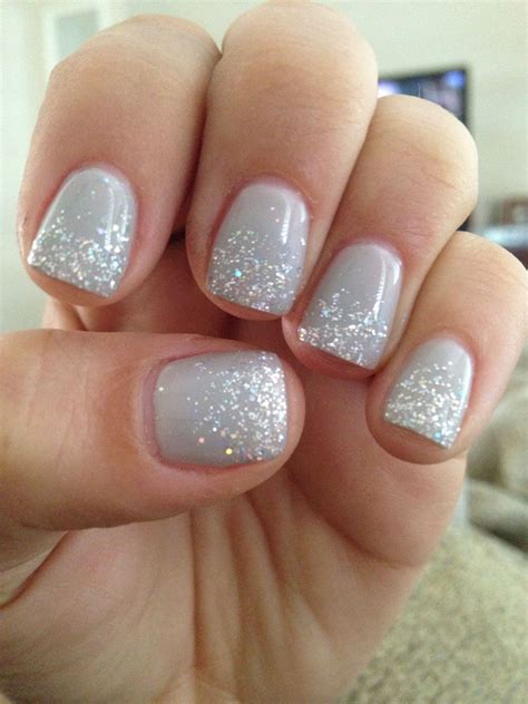 gray glitter ombre nails ombre nails glitter gel nails ombre nails