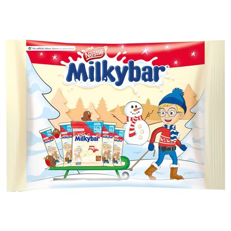 Milkybar White Chocolate Christmas Kids Selection Box 5 X 12g 60g