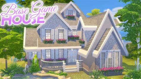 Base Game Only Home The Sims 4 Speed Build House No Cc No Packs