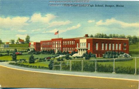 Fifth Street Junior High School Bangor Ca 1940 Maine Memory Network