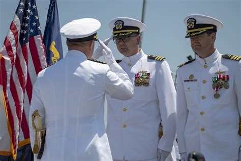 Uss Stethem Holds Change Of Command Ceremony Naval Surface Force Us