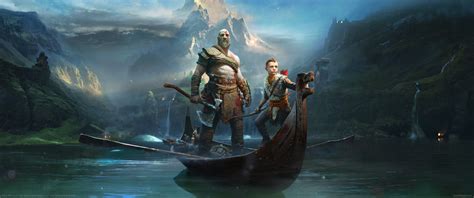 These are the best wallpapers for your pc gaming setup! Wallpaper : video games, Video Game Art, God of War, God ...