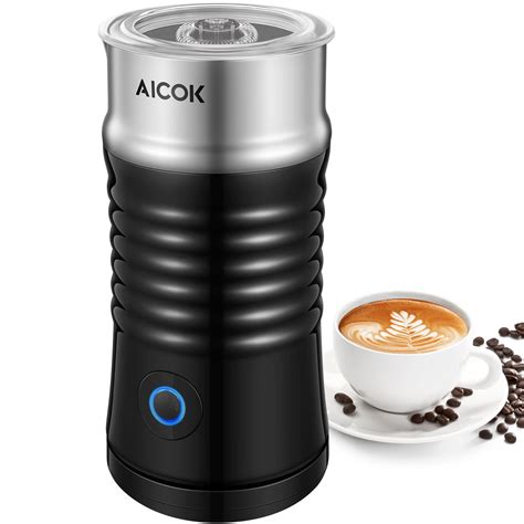 Aicok Milk Frother Double Wall Electric Milk Steamer With