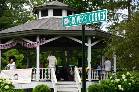 Grovers Corner Dedicated With Memories And Music Behind Town Hall In