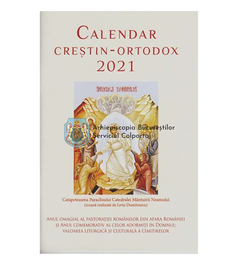 Calendar Ortodox 2021 Patriarhie - Calendar Ortodox 2021-2022 Moldova