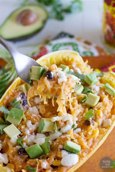 Once you are done, you take your taco shell and fill it up with spaghetti. 25 Healthy Spaghetti Squash Recipes - How To Cook ...