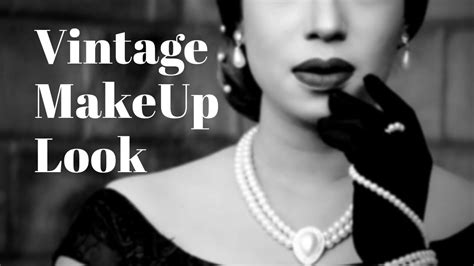 Vintage Make Up Look Feat Moments Capturer Youtube