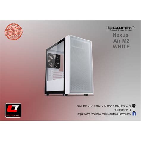 Tecware Nexus Air M2 Mesh TG MATX Case White Shopee Philippines