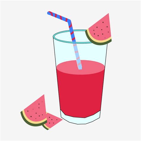 Watermelon Juice Clipart Hd Png Watermelon Drink Cartoon Juice Juice