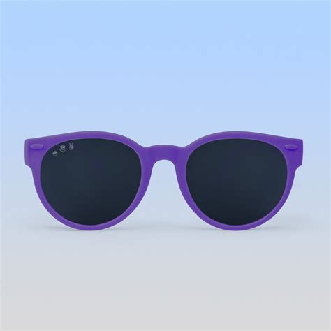 Matte Purple Round Sunglasses Round Frame Purple Sunglasses