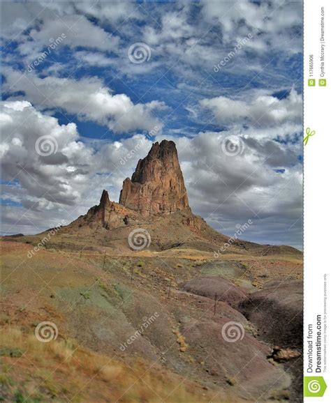 Shiprock Volcanic Peak In New Mexico Stock Photo Image Of Geologic