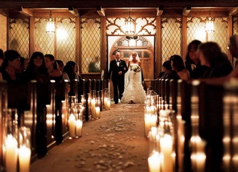 Candle Lit Church Ceremony