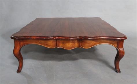 Solid Mahogany Wood Hand Carved Coffee Table Antique Reproduction Pre