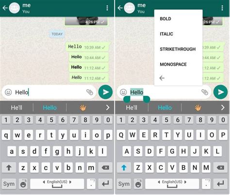Latest Whatsapp Beta For Android Adds Shortcut For Text Formatting