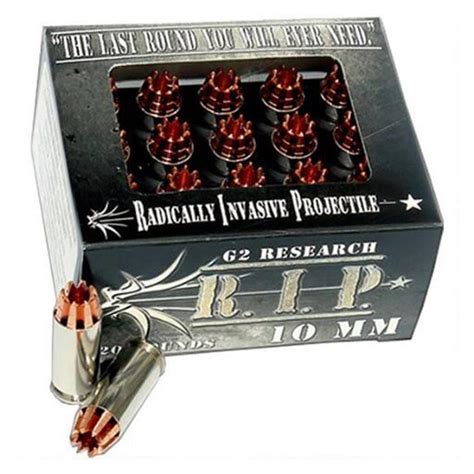 G2 Research Rip 10mm Schp 115 Grain 20 Rounds 672701 10mm Auto