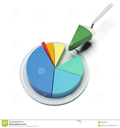 Food infographic template, elements and icons. Pie chart on a plate stock illustration. Illustration of ...